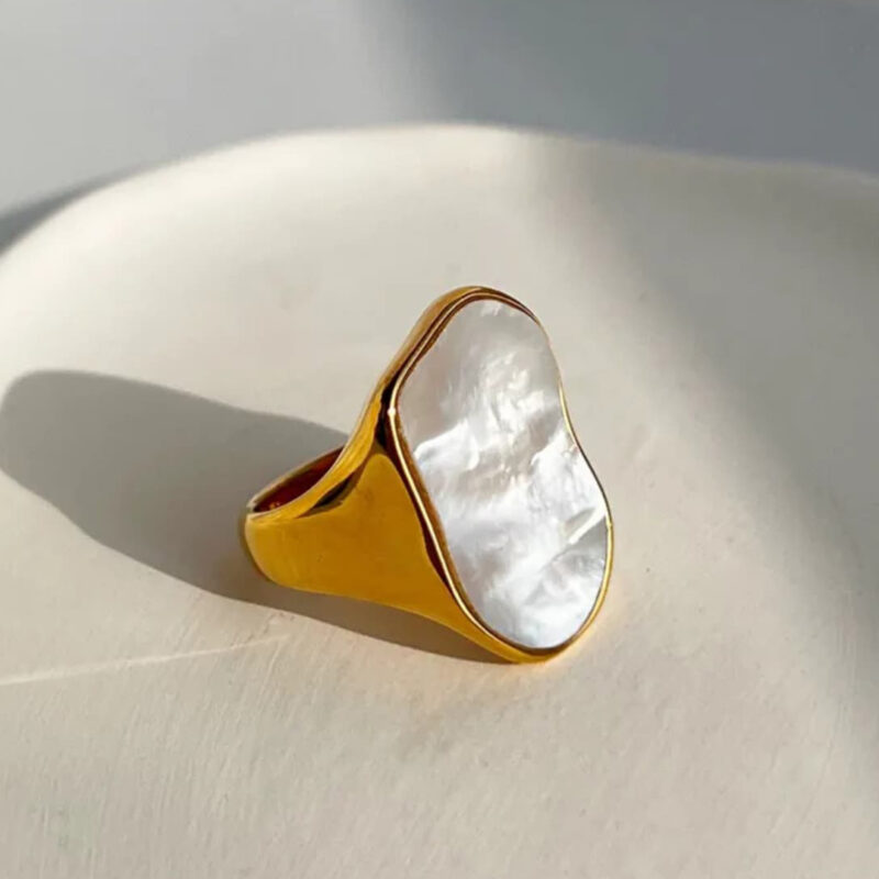 MOTHER PEARL RING - Image 2