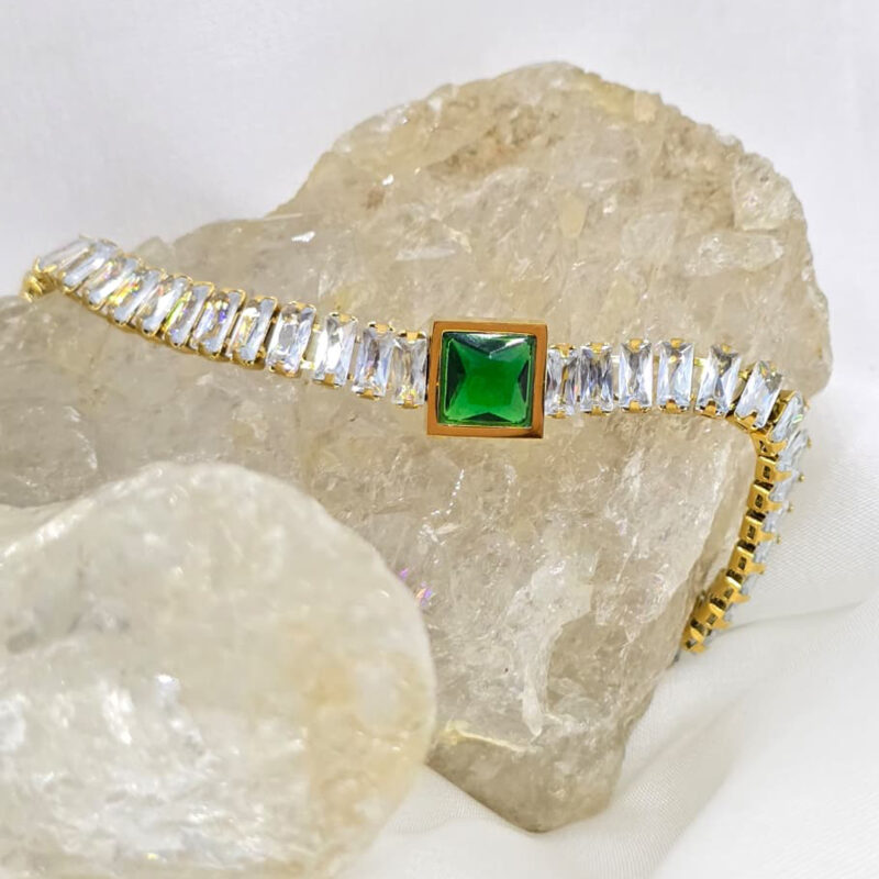 GREEN ZIRCON BRACELET