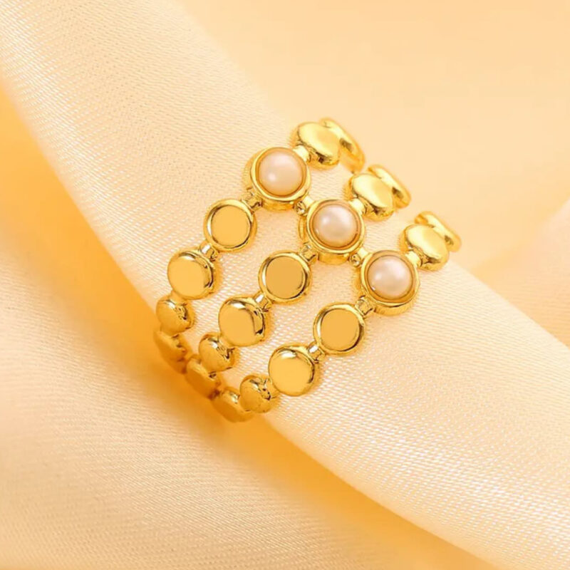 WHITE STONE RING - Image 3