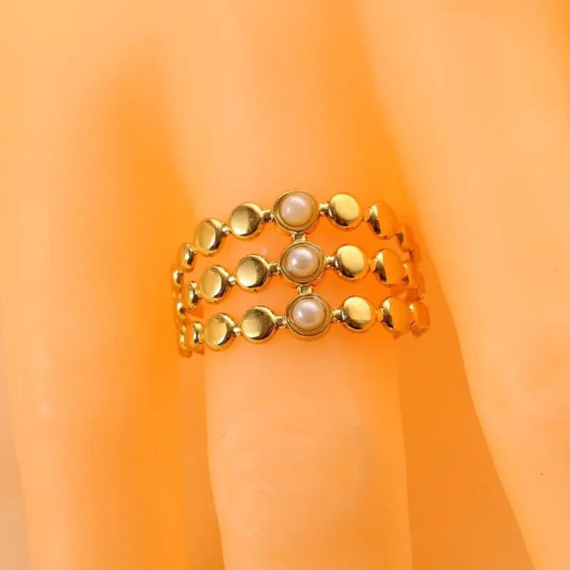 WHITE STONE RING - Image 4