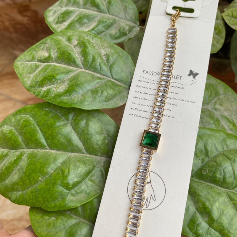 GREEN ZIRCON BRACELET - Image 2