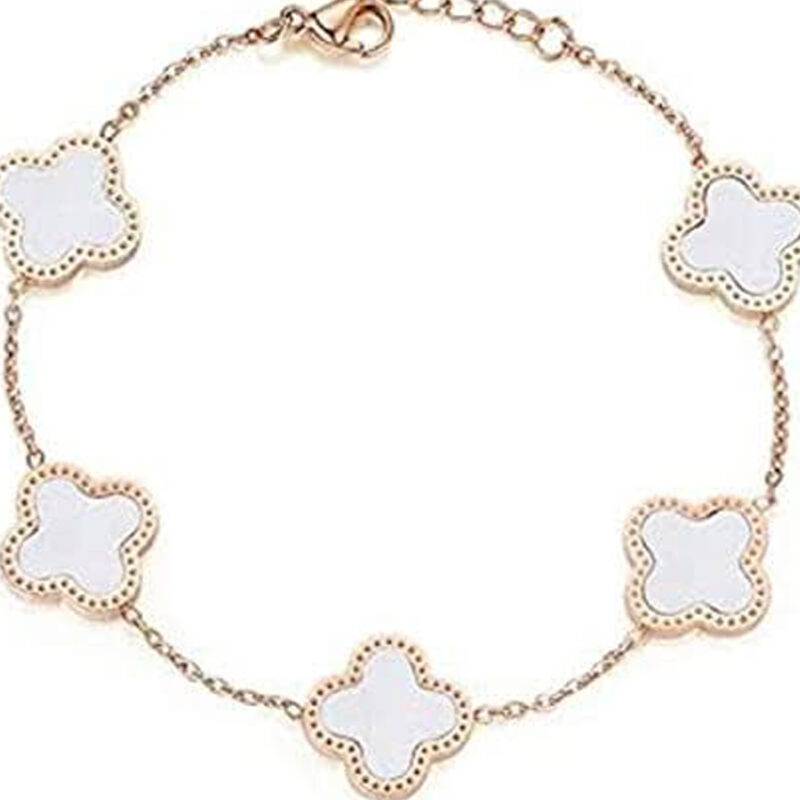 WHITE CLOVER BRACELET