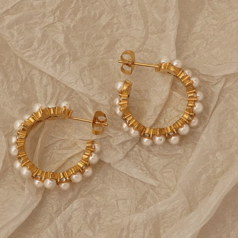 WHITE PEARL HOOP - Image 4